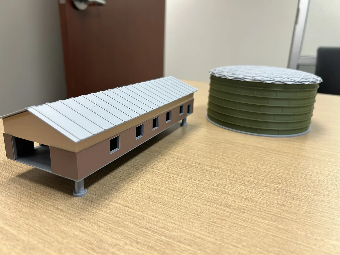 Our team printed a 3D scaled version of our Airport East Tank and Pump Station project in Hanover County, Virginia.