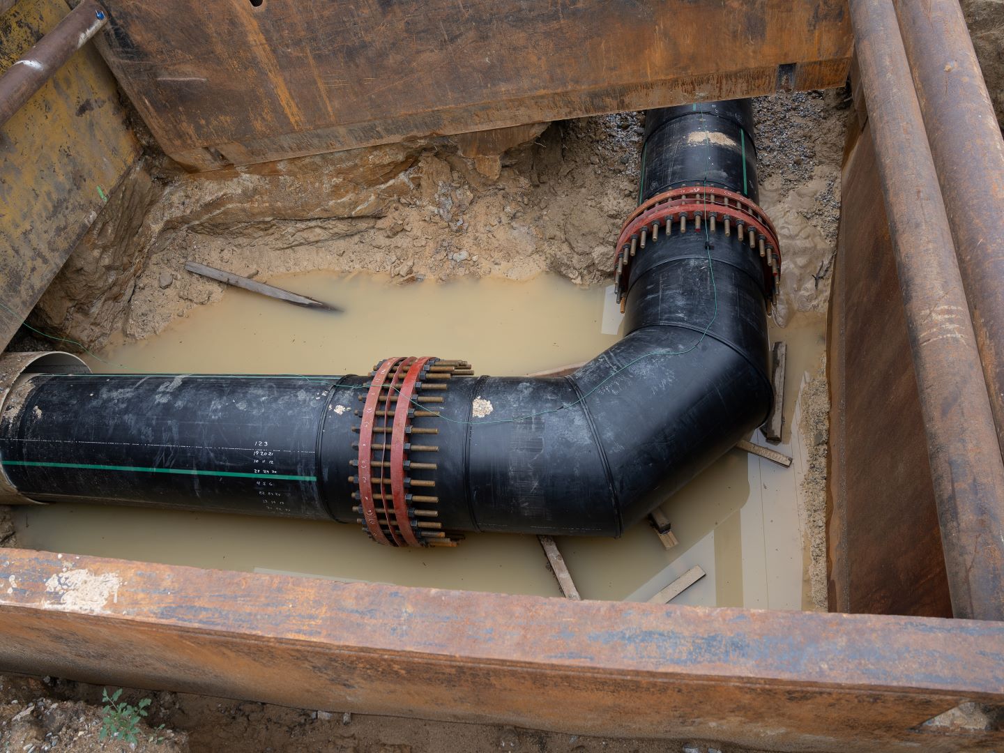 The new 42-inch HDPE pipe is expected to last the county nearly a century, if not longer.