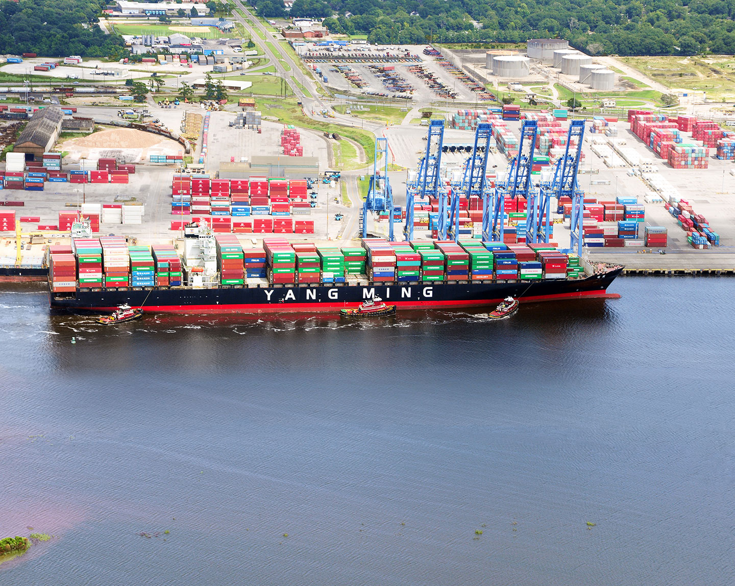 NCSPA is on track to become the fastest-growing U.S. container port complex by the end of the decade. Photo courtesy of NC Ports. Copyright, JorgeSeleme.