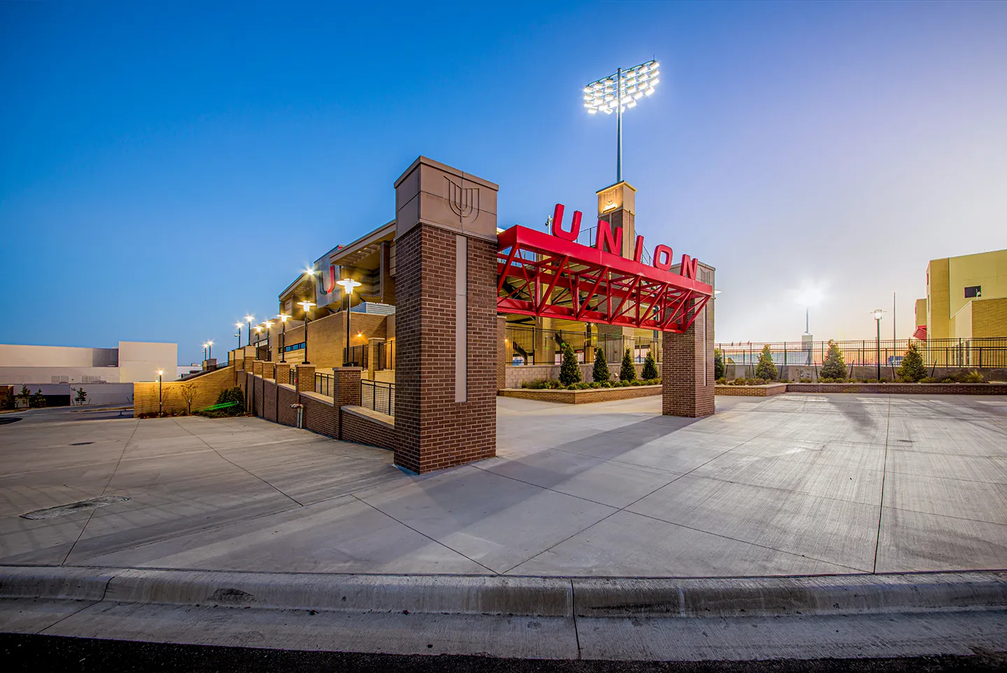 We studied the facilities prior to design, which provided the road map to new projects that improved facilities, technology, and pedestrian access through parking areas.